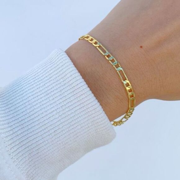 Gold chain bracelet - Picture 1 of 2